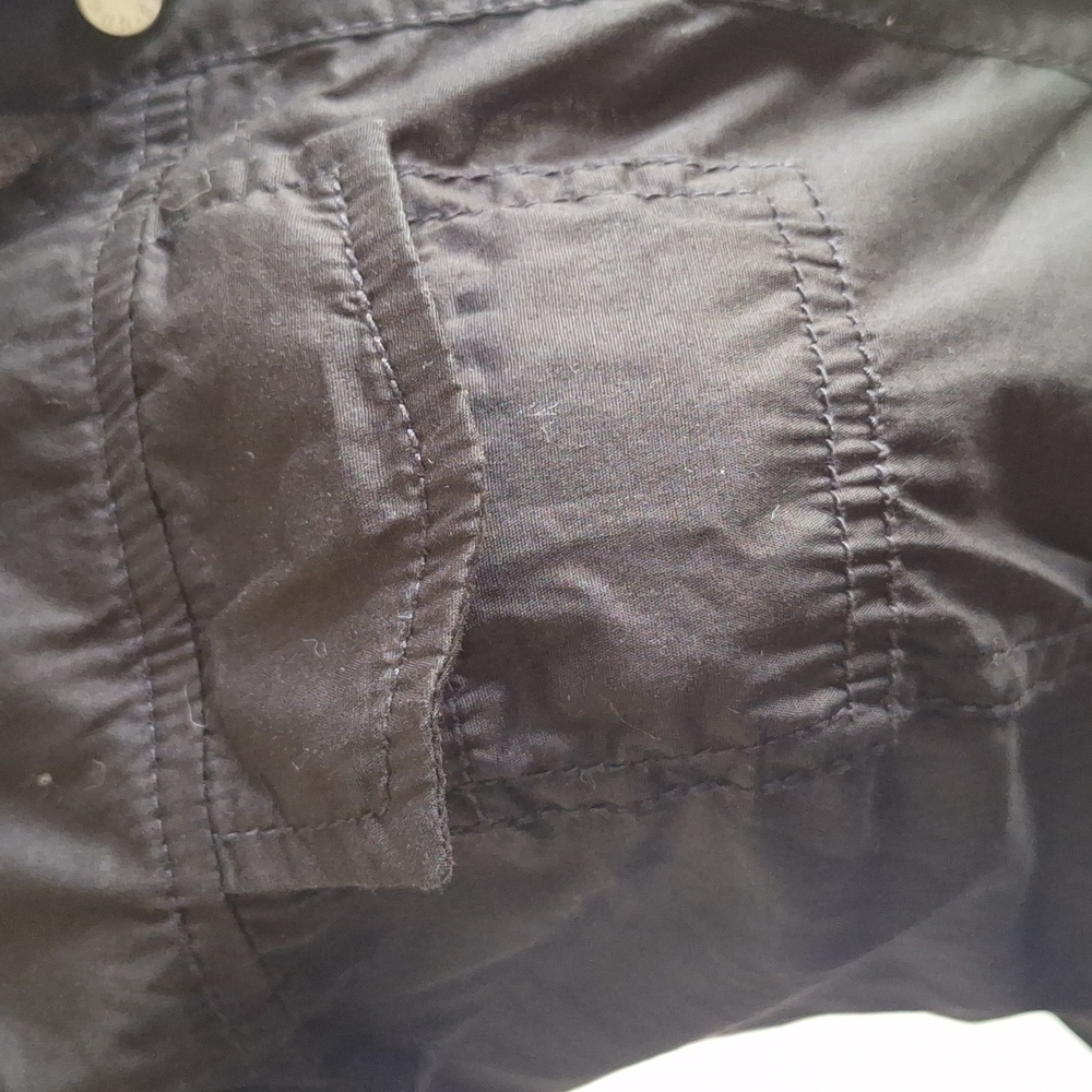 Guess Black Cotton Shirt Dress Size Small - Picture 10 of 11